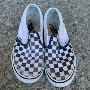 Kids Checkerboard Vans